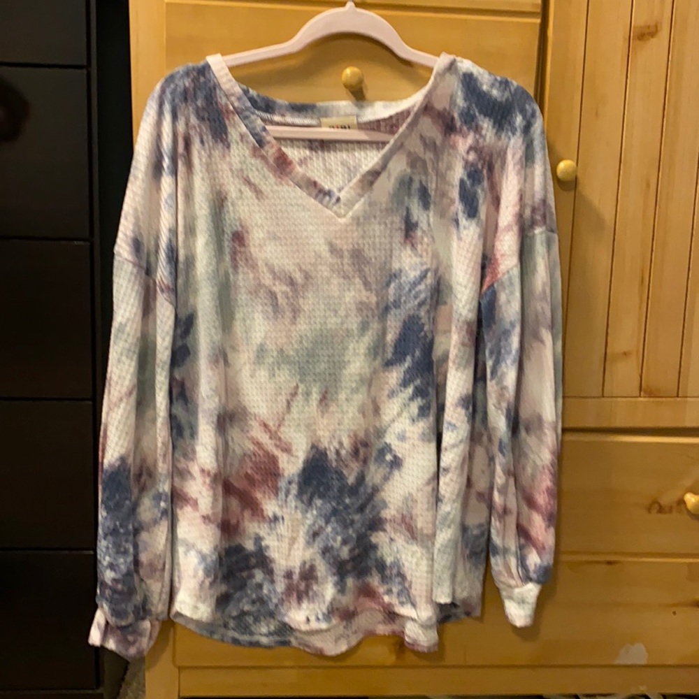 Tie dye long sleeve